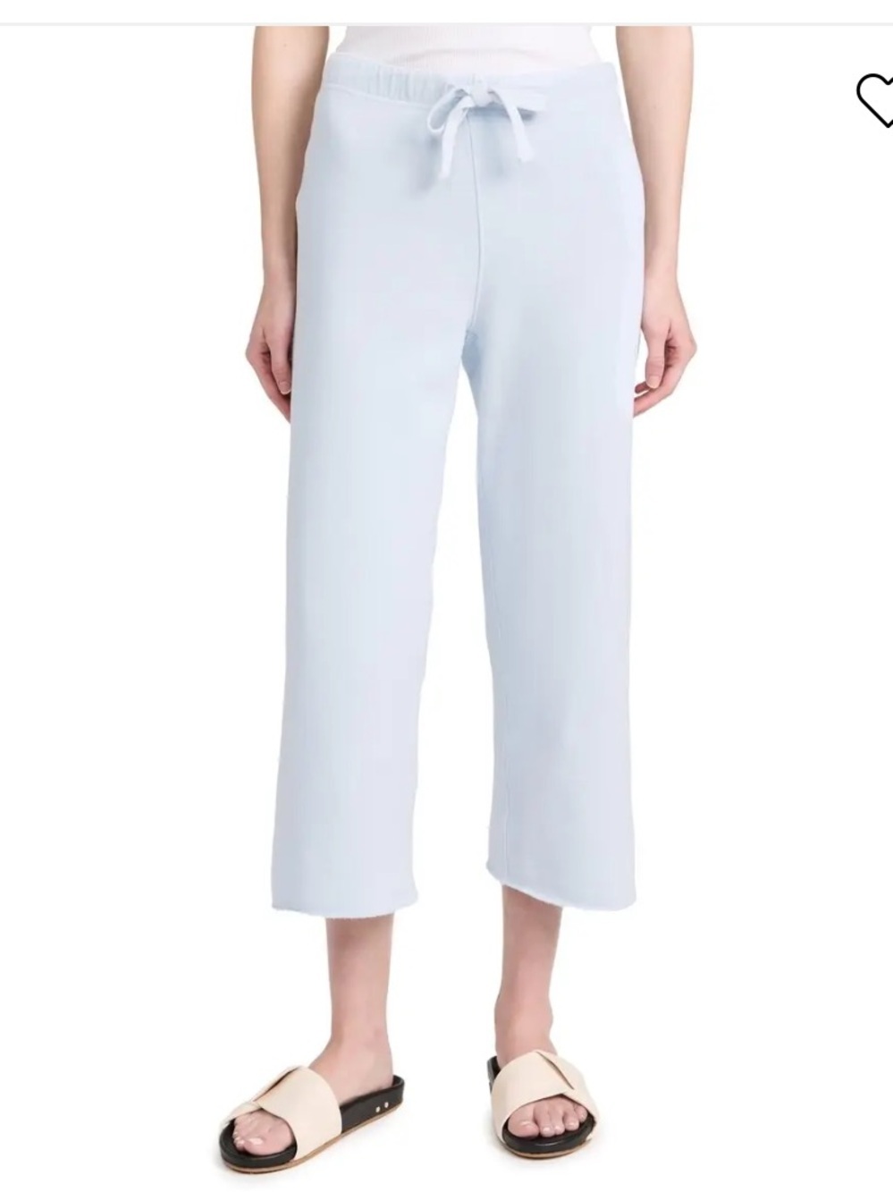Frank & Eileen Catherine sweatpants light blue ice casual summer cozy prep $190